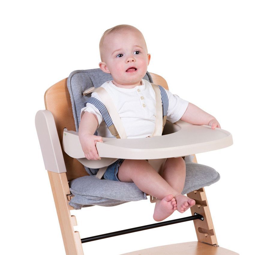 Chaise-haute évolutive Evosit coloris bois naturel/beige - Bois (Childhome) - Image 2