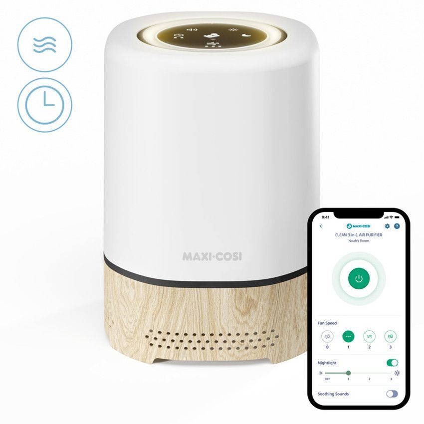 Purificateur d'air connecté 3 en 1 sons et veilleuse - Blanc (Maxi-Cosi) - Image 2