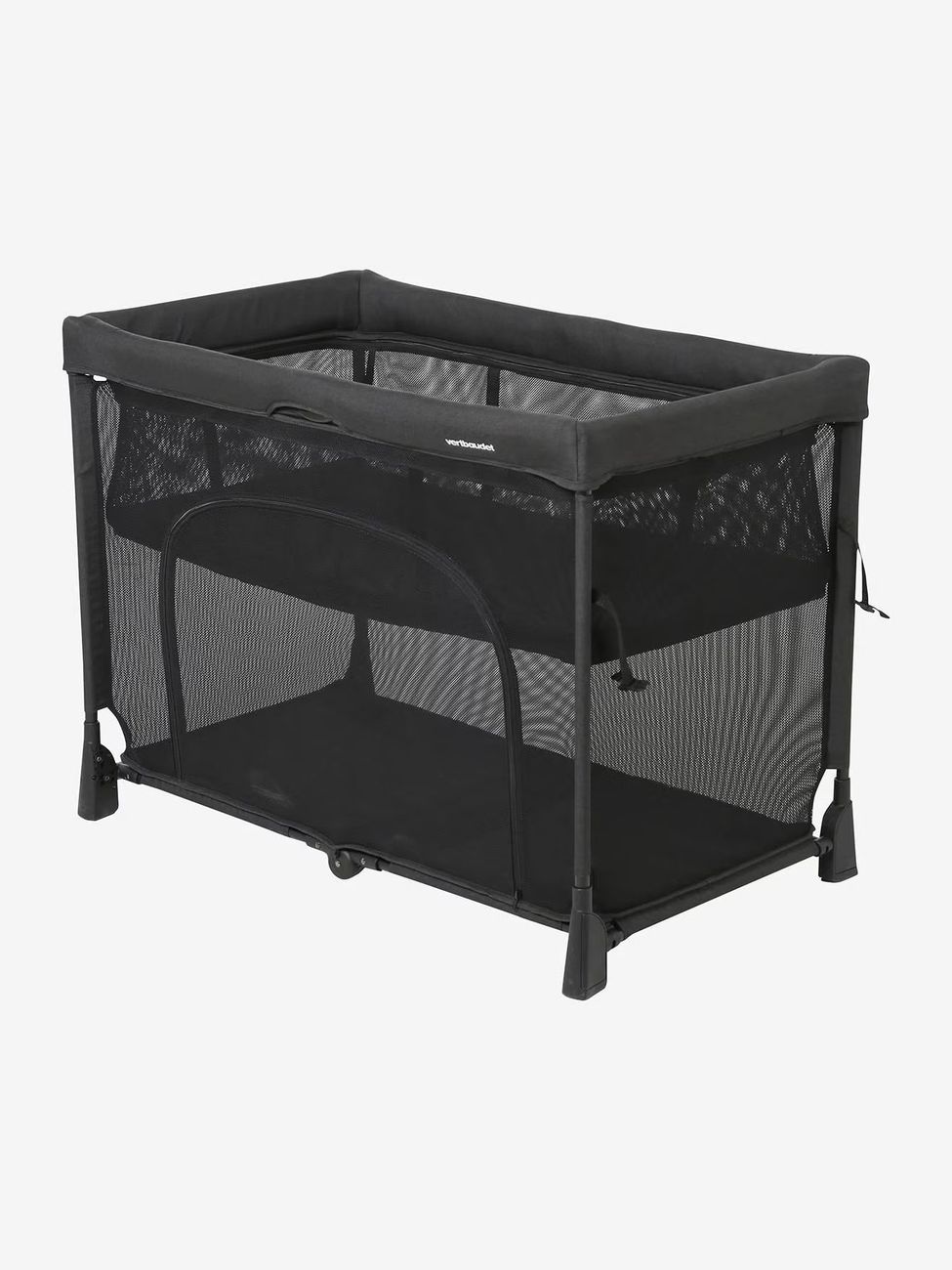Lit Parapluie 3 en 1 Snooze & Play noir (Vertbaudet) - Couverture