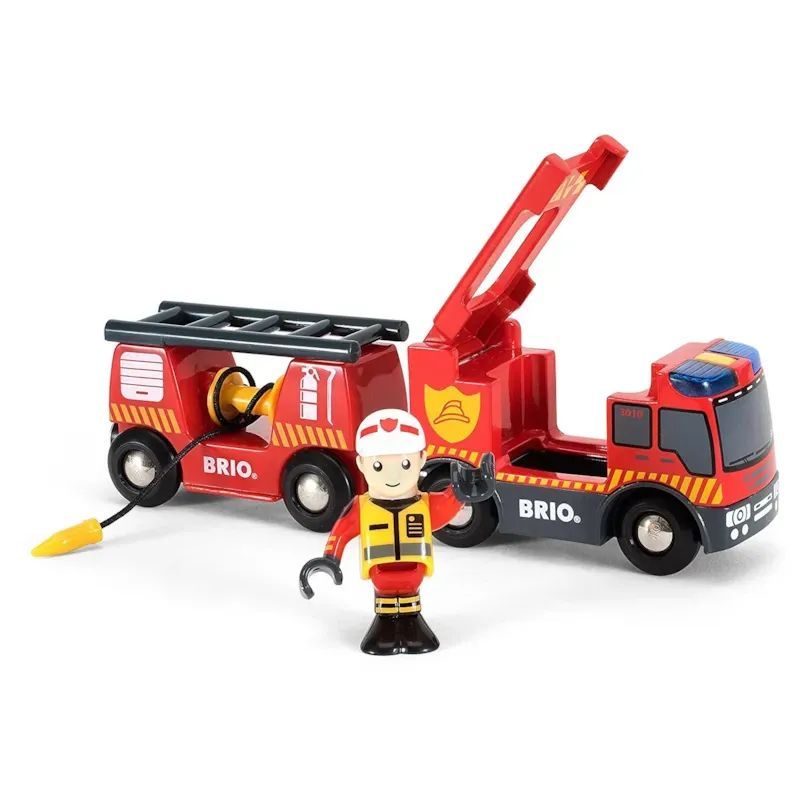 Camion de pompier son et lumière (Brio) - Couverture