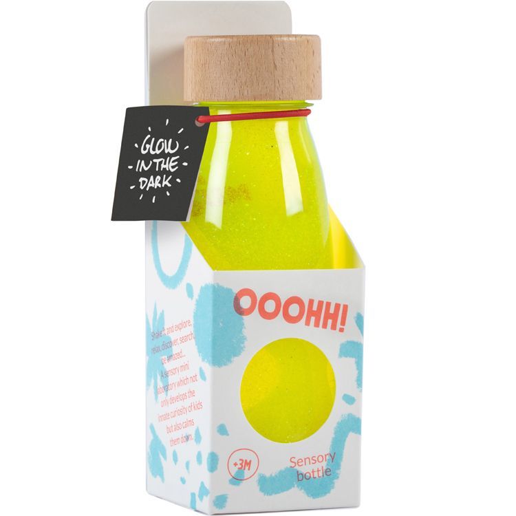 Bouteille sensorielle Float Jaune fluorescente (Petit Boum) - Image 6