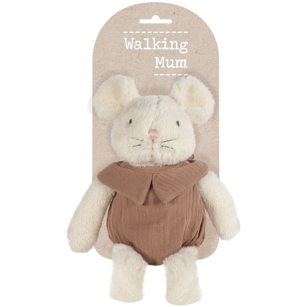 Peluche souris Poppy Cannelle (25 cm) (Walking Mum) - Image 9