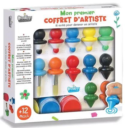 Mon Premier Coffret D'artiste (Crea Lign) - Couverture