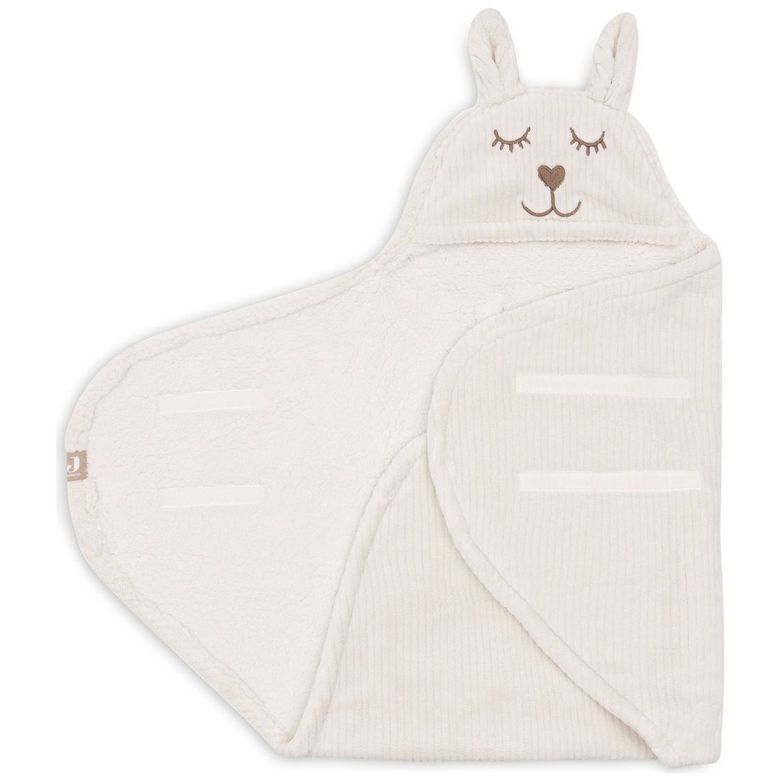Couverture nomade Bunny Cloudy Rib Oatmeal (Jollein) - Image 5