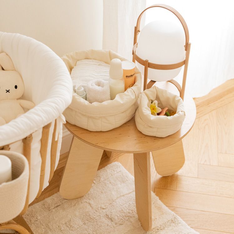 Lot de 2 paniers de rangement bamboo naturel (20 x 30 cm) (Lorena Canals) - Image 4