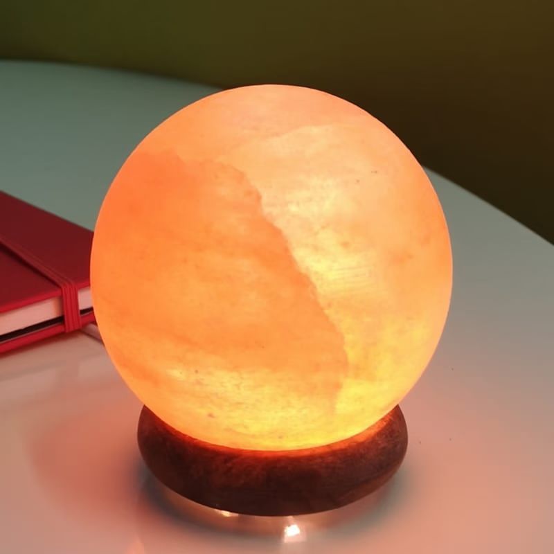 Lampe de sel d'himalaya usb rond (Zen Light) - Image 2