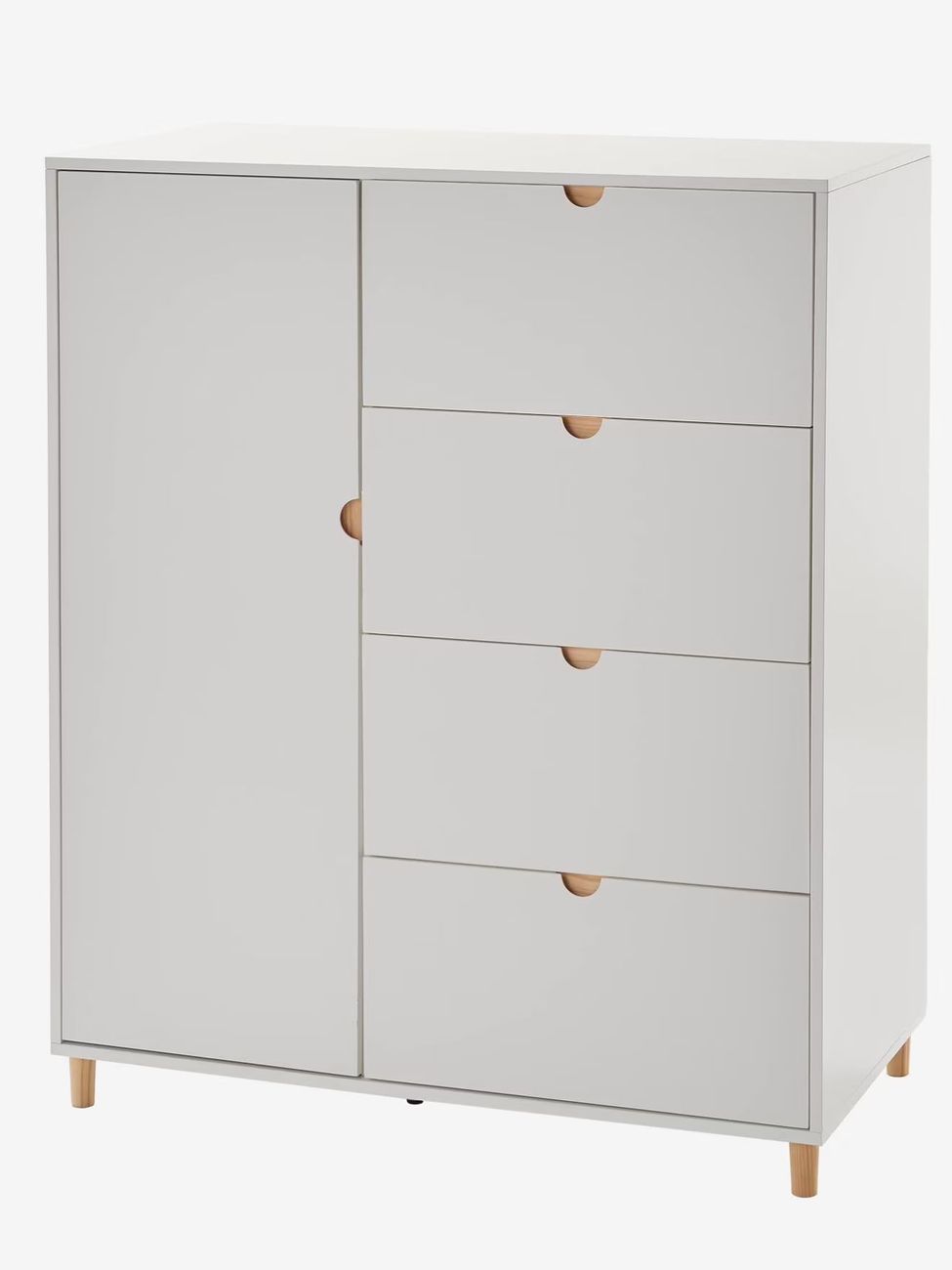 Commode penderie haute SMILE blanc (Vertbaudet) - Image 3