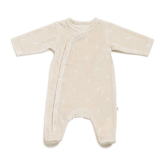 Pyjama bébé en velours imprimé foudre (Marèse) - Couverture