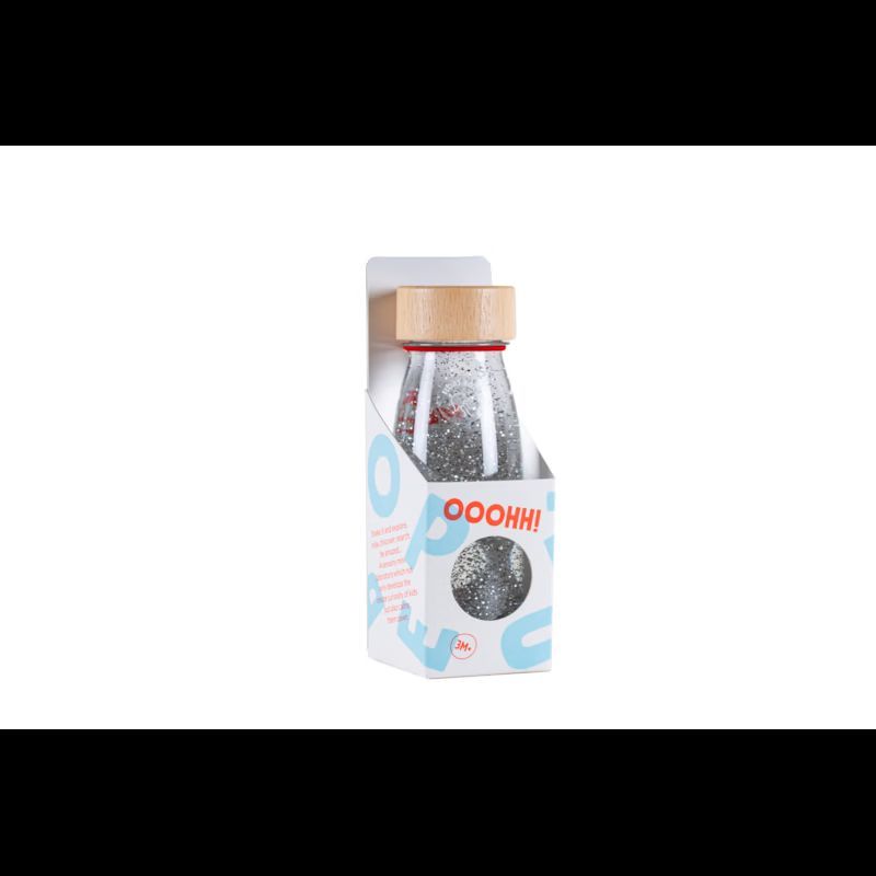 Bouteille sensorielle - float - argent - (Petit Boum) - Image 1