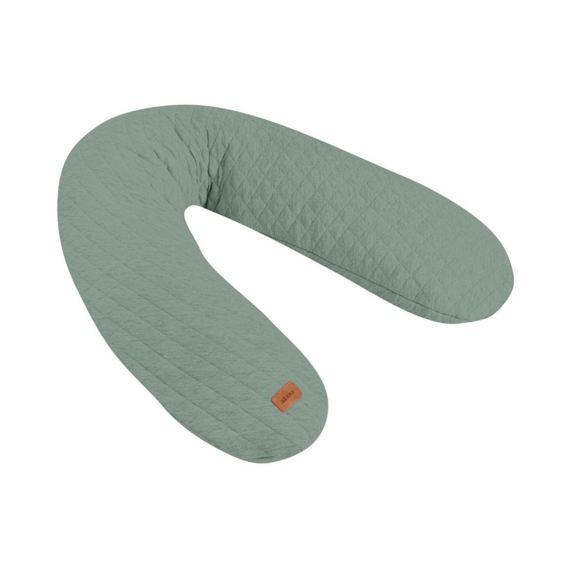 Coussin de grossesse Big Flopsy Fleur de coton vert sauge (Béaba) - Image 1
