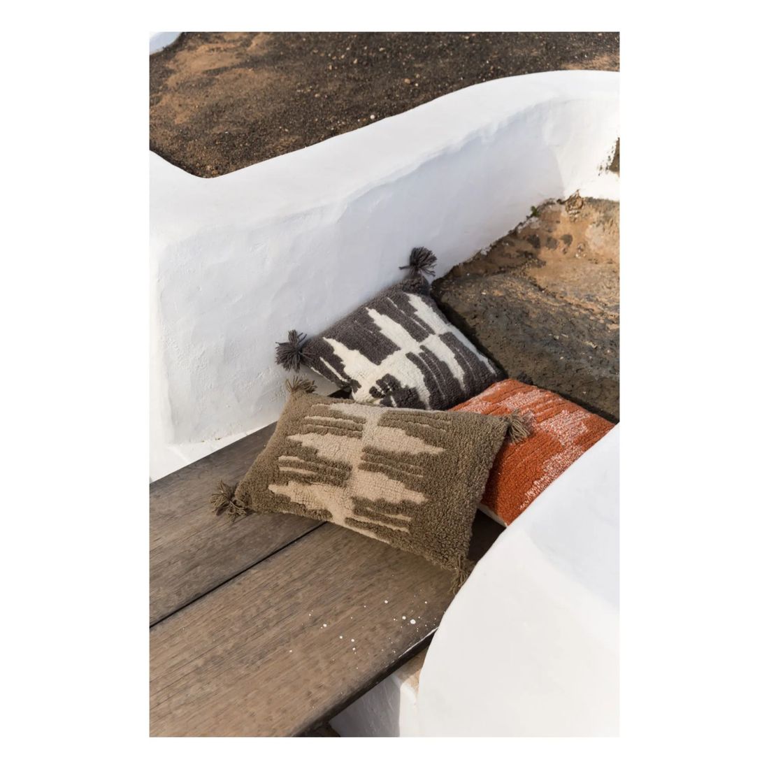 Lorena Canals x Smallable - Coussin rectangulaire Zagros Smallable x Lorena Canals (Lorena Canals x Smallable) - Couverture