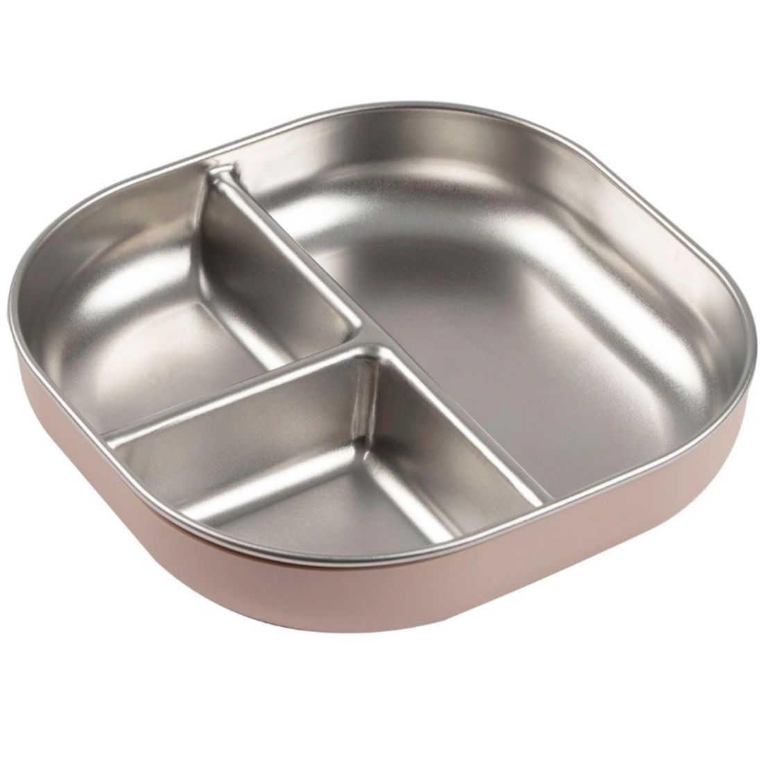 Assiette compartimentée inox Barbe à papa (Béaba) - Couverture