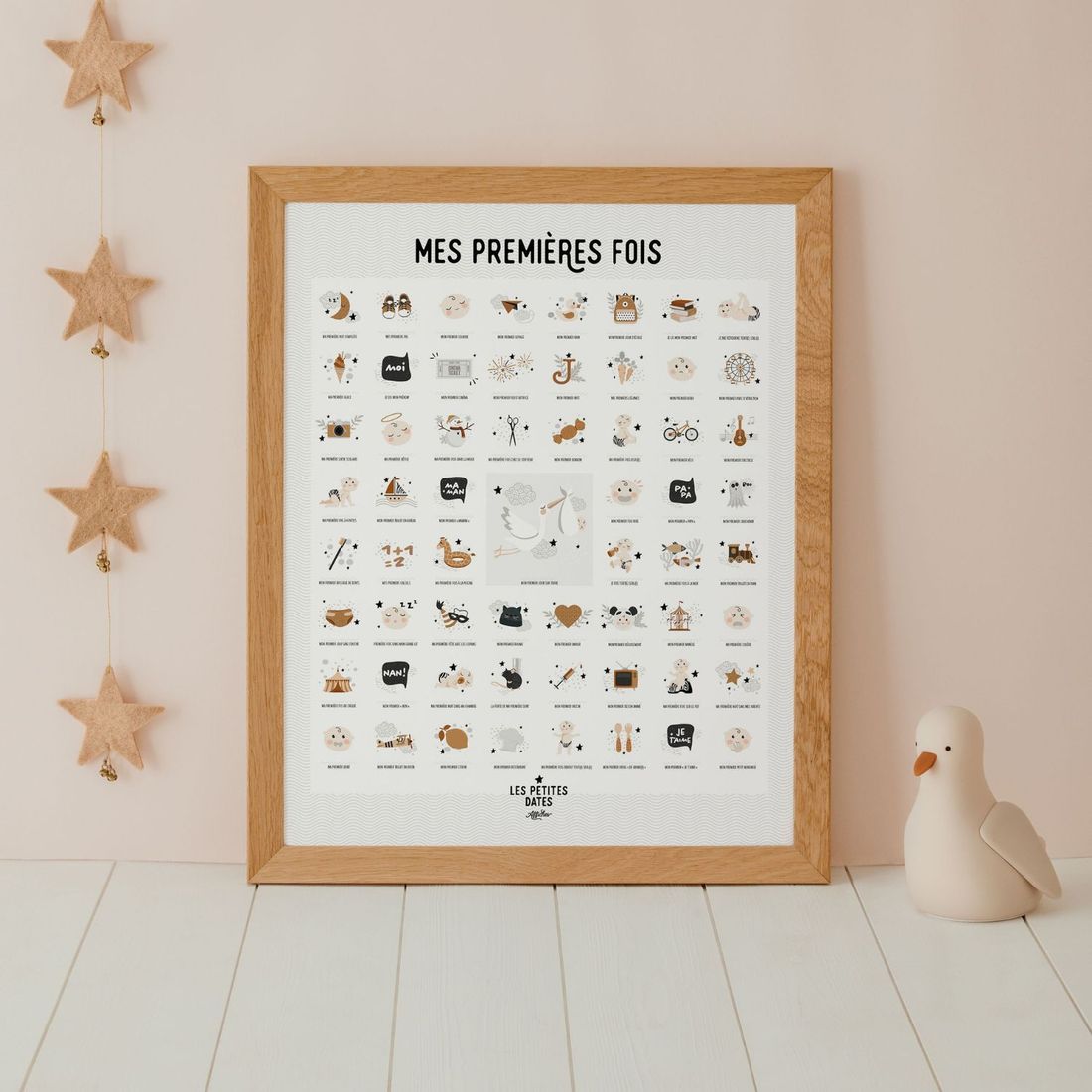 Affiche Mes Premières Fois Originale maman et papa (40 x 50 cm) (Les Petites Dates) - Image 3
