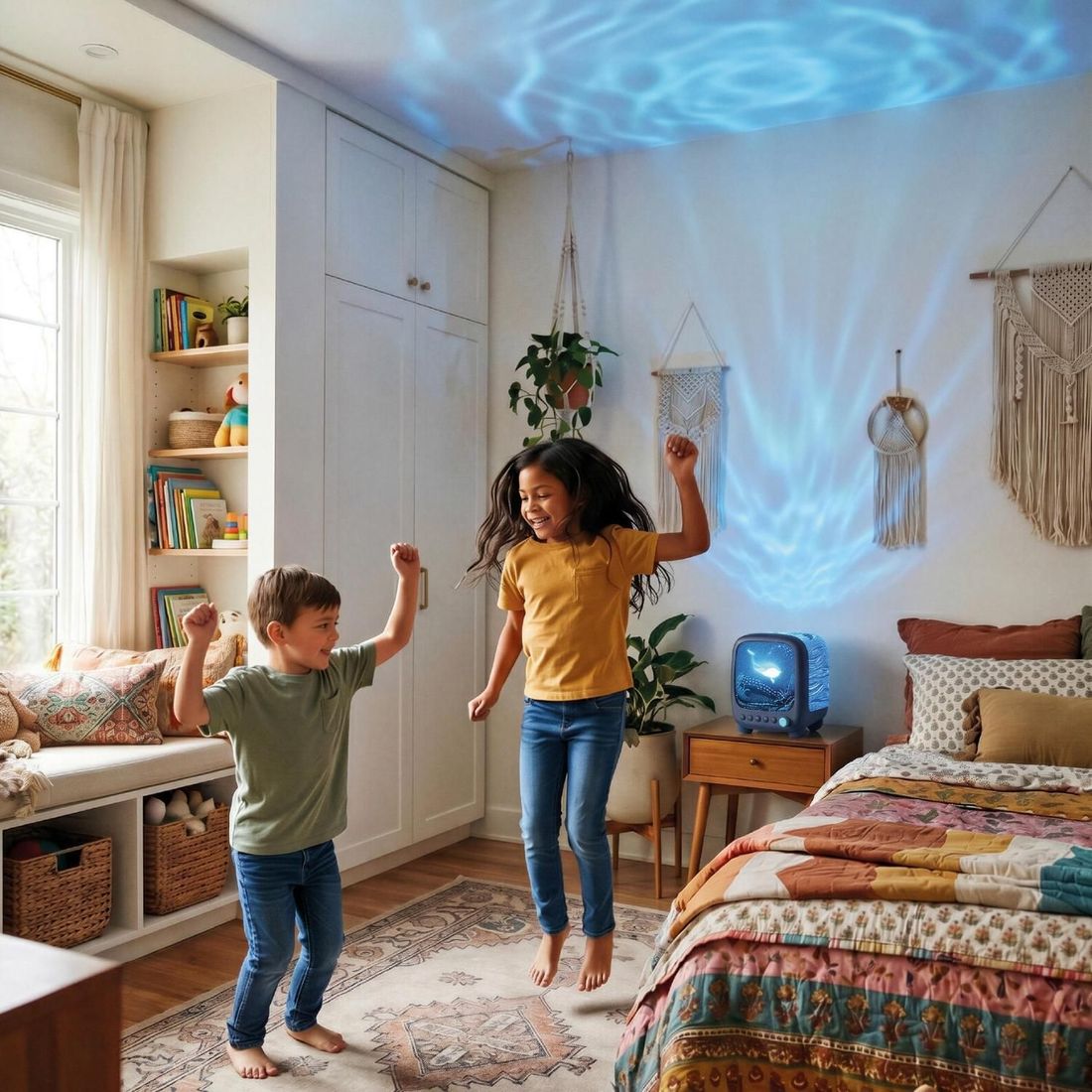 Veilleuse et enceinte sans fil Wavy Light Abyss (MOB) - Image 5