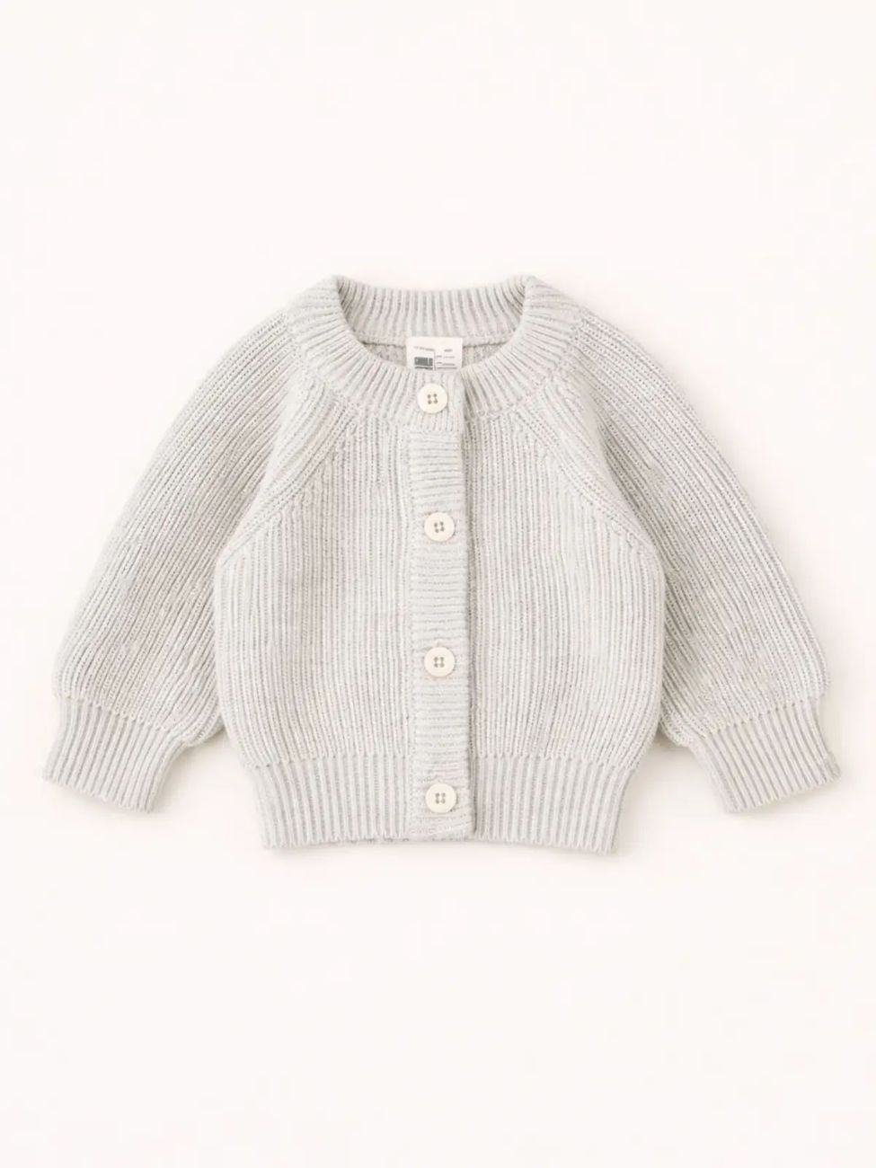 Le gilet bébé 100% coton bio beige galet (Smala) - Couverture