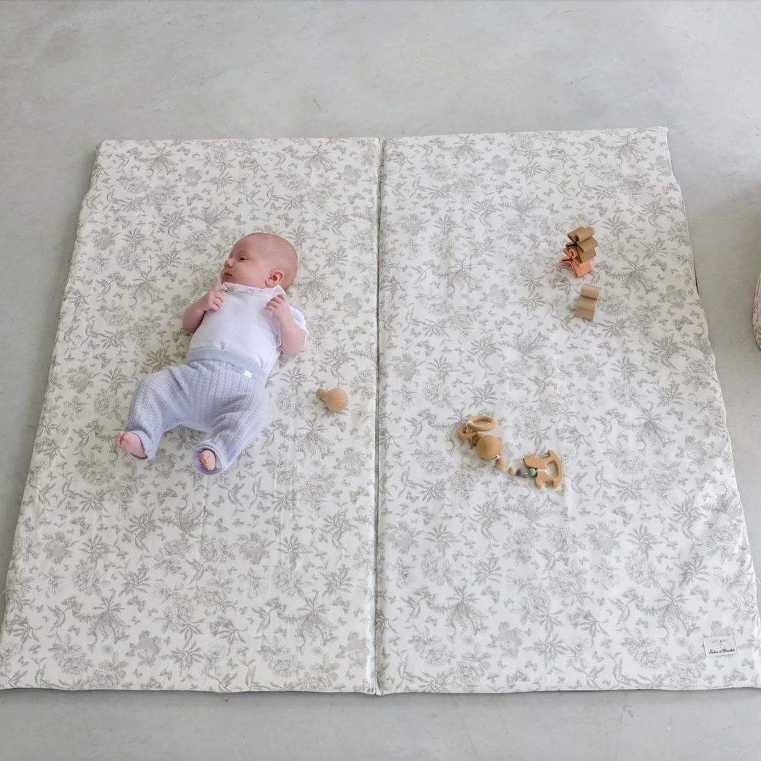 Tapis de vie x Tartine&Chocolat gris (Mezamé Paris) - Image 1