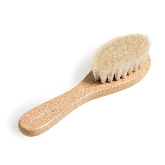 Brosse bébé douceur en poils naturels (Maïka) - Image 1