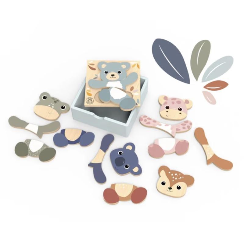 Speedy Monkey - Puzzle aniamux a habiller 15 pcs