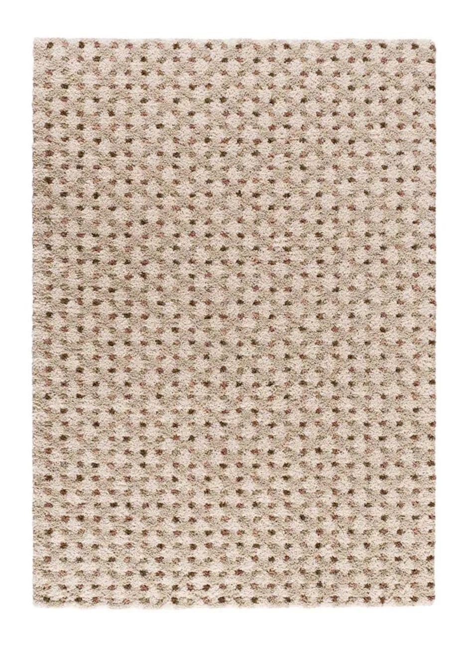 Tapis enfant shaggy scandinave beige/crème 120x170 cm (Atticgo) - Image 1
