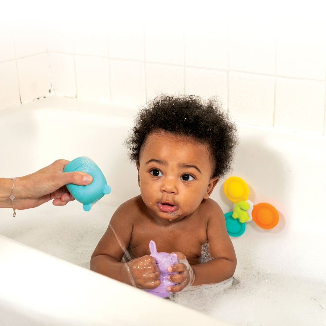 Coffret de bain en silicone (Infantino) - Image 3