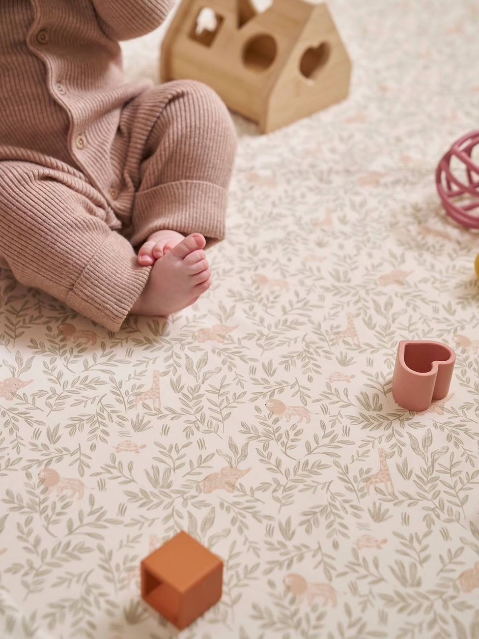 Tapis de motricité pliable et déhoussable babylon (Vertbaudet) - Image 1