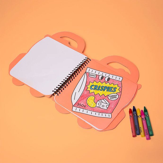 Super Coloring & Stickers Book - Yummy (Omy) - Image 2