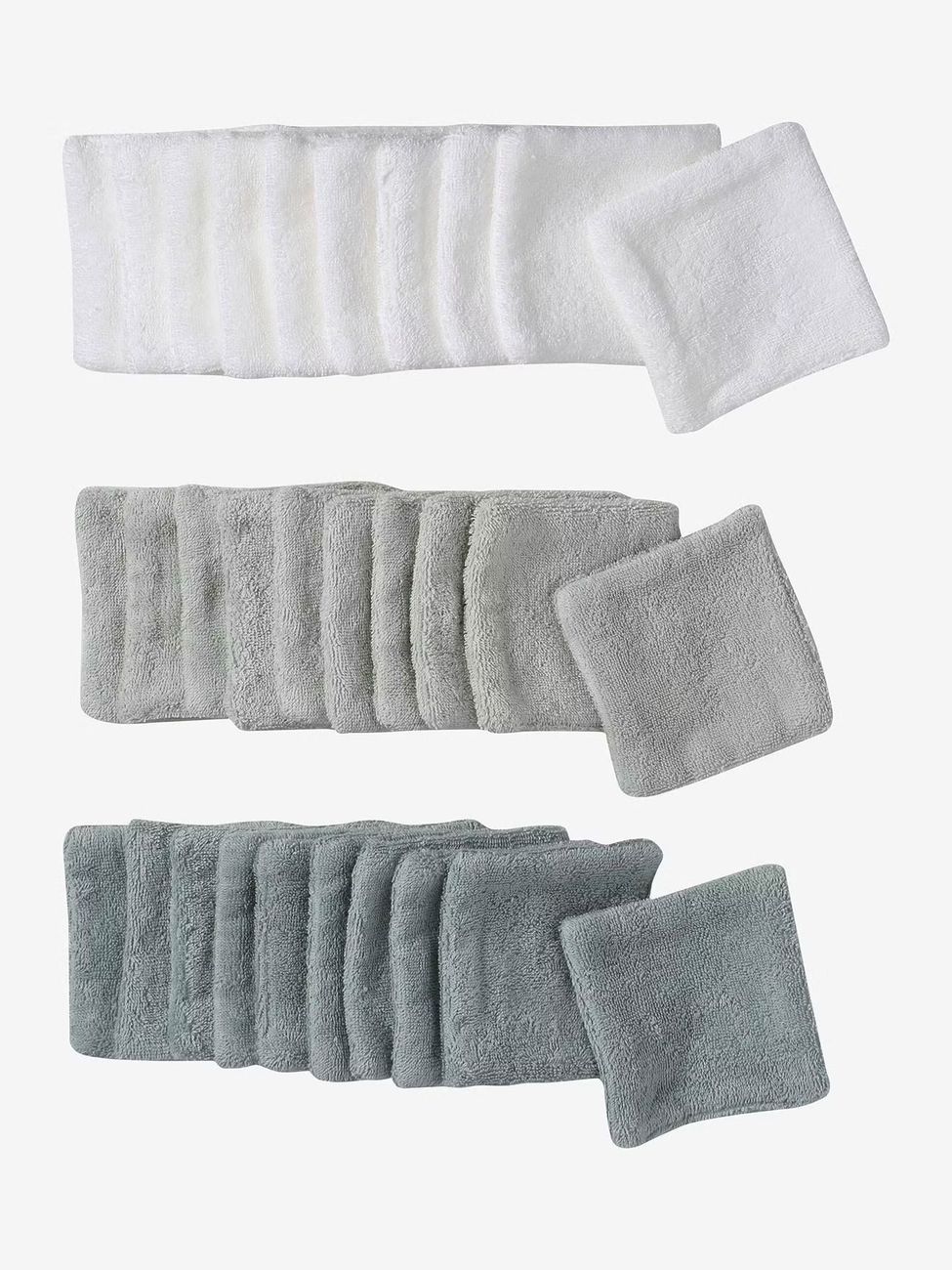 Lot de 30 lingettes lavables + pochon lot vert (Vertbaudet) - Couverture