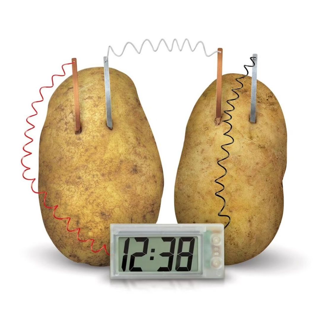 Kit Scientifique – Une Horloge Digitale Alimentée Par Des Légumes Multicolor (4M) - Image 1