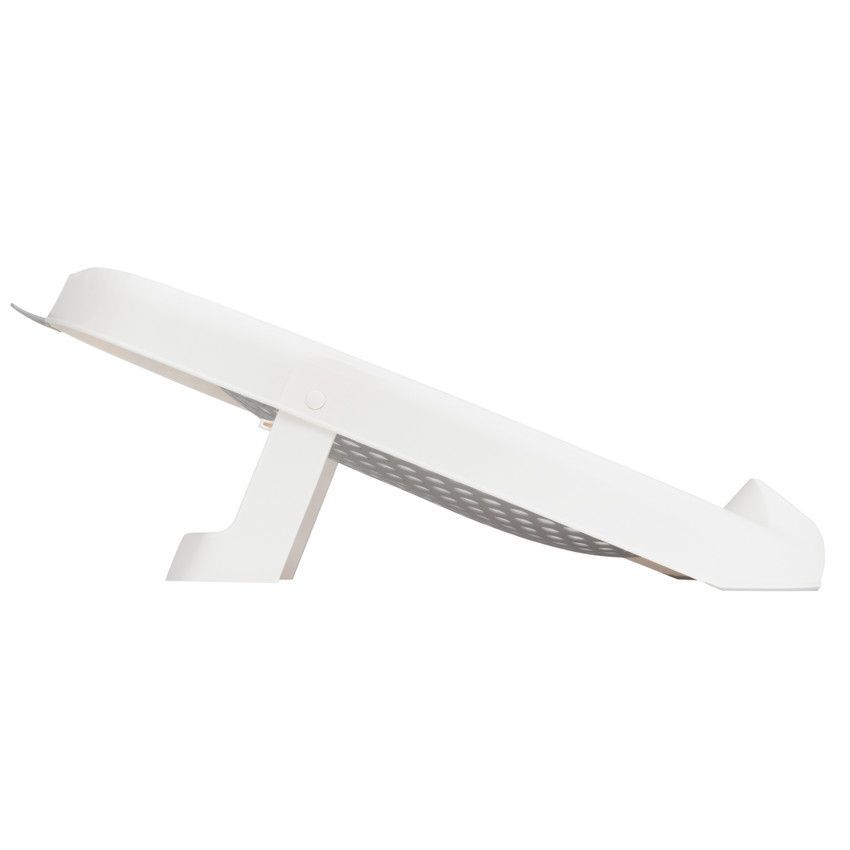 Transat de bain pliable en silicone gris/blanc - Blanc (Prémaman) - Image 1