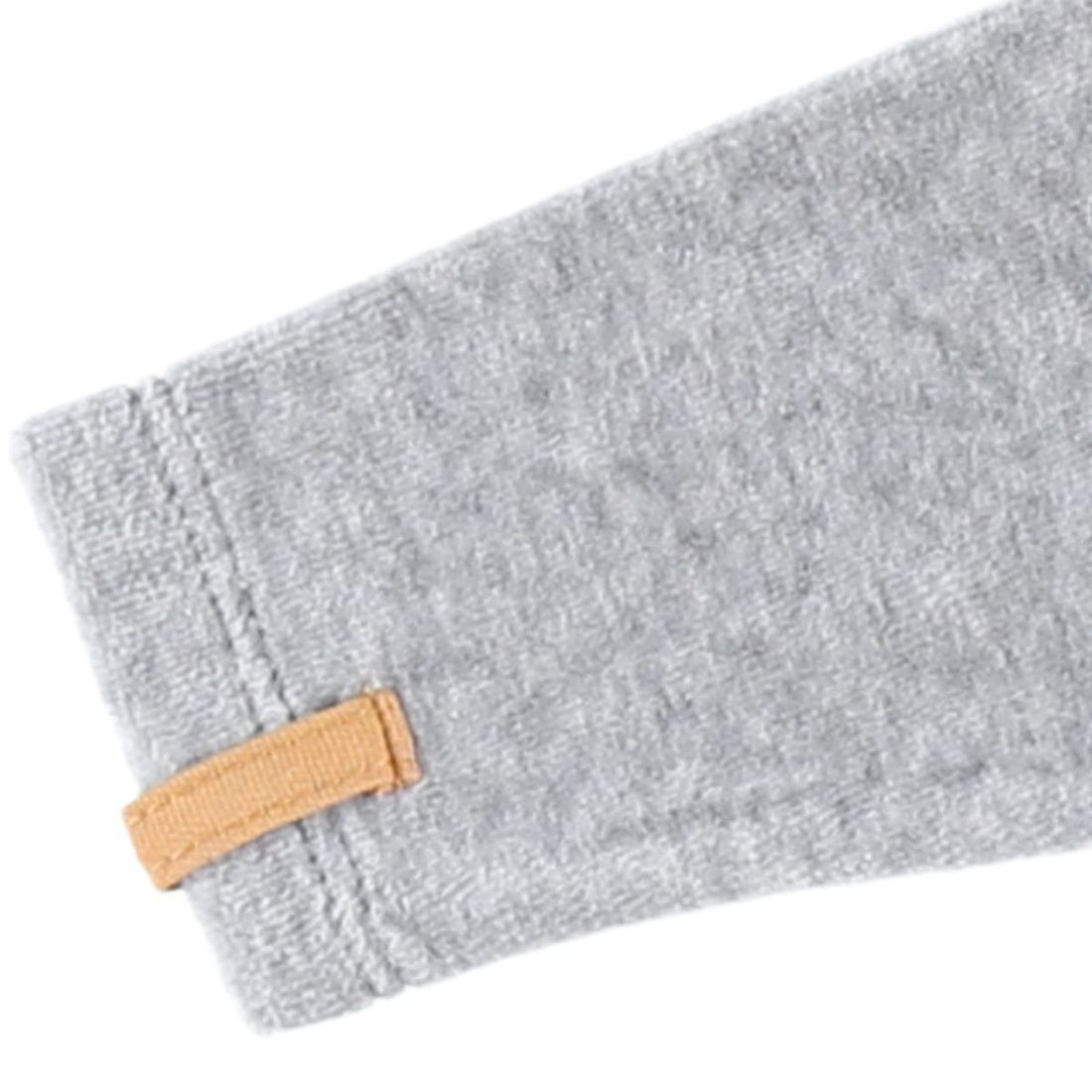 Pyjama chaud Babou & Kendi en velours gris (3 mois) (Noukie's) - Image 3