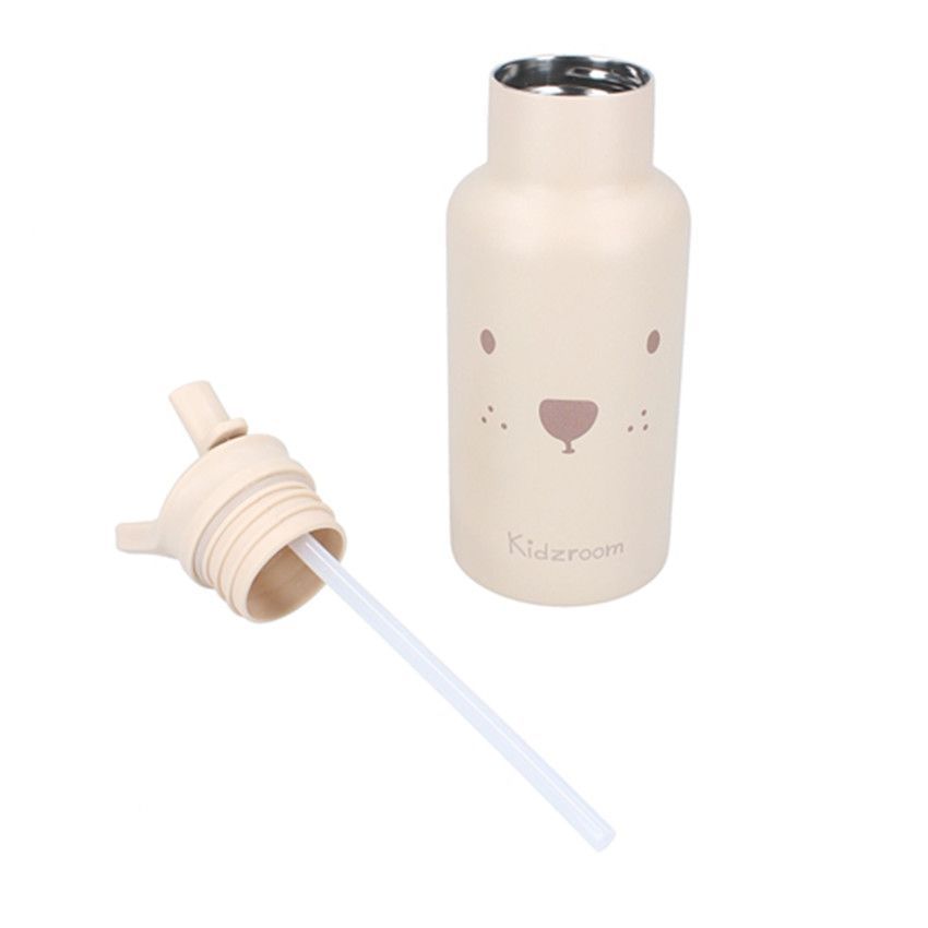Gourde isotherme 350ml Ours Sable - Beige (Kidzroom) - Image 3