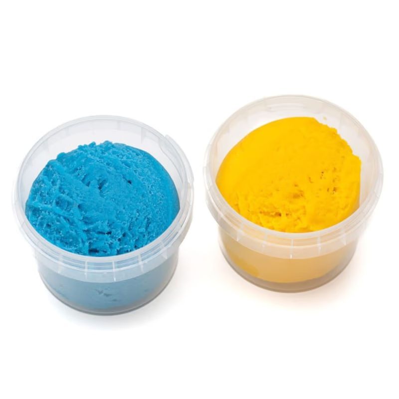 Set de pâte à modeler bleu et jaune (Neogrün) - Image 1