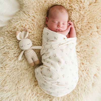 Lot de 3 langes Roseberry (70 x 70 cm) (Babyshower) - Image 2
