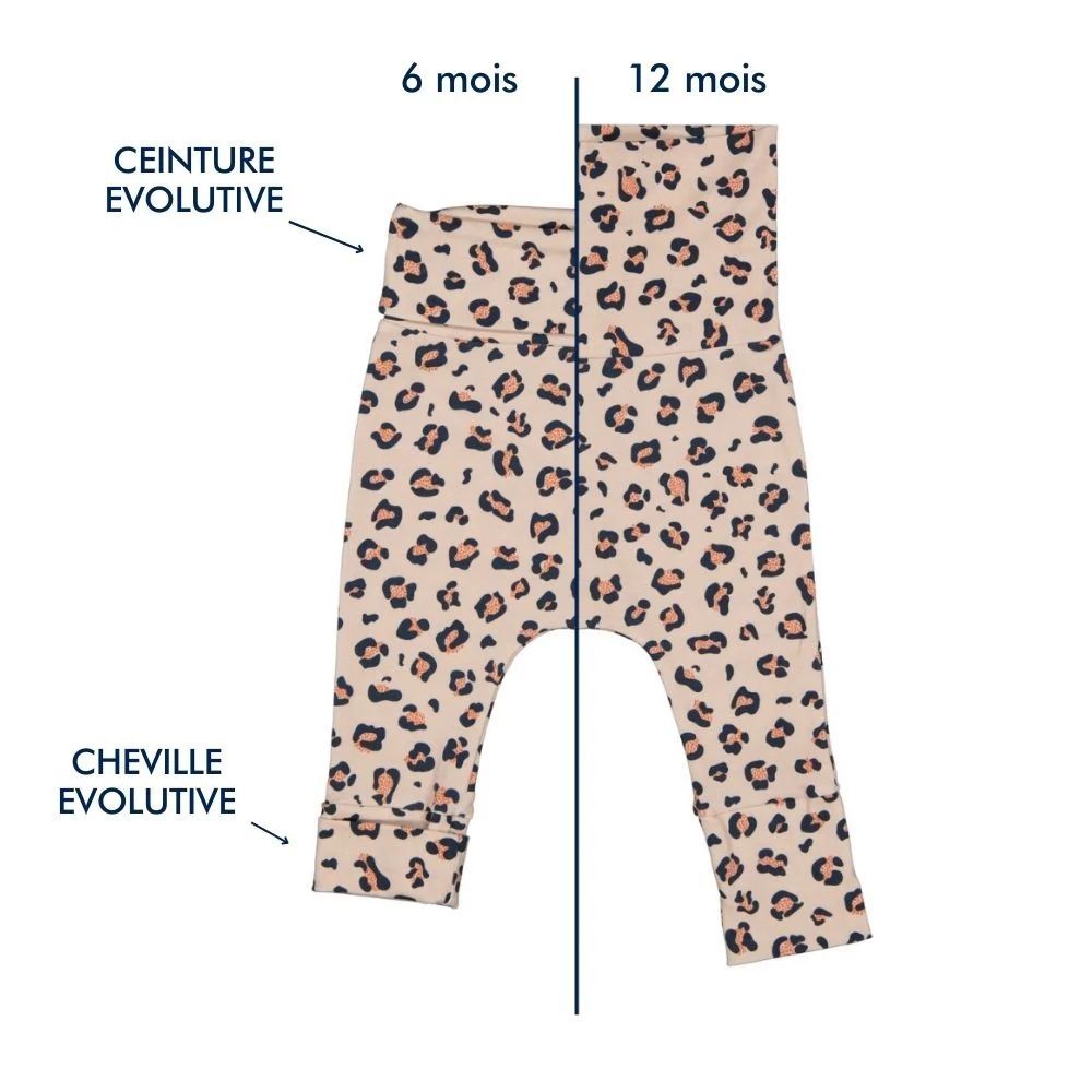 Legging bébé, motif léopard - Baker (Mellipou) - Image 2