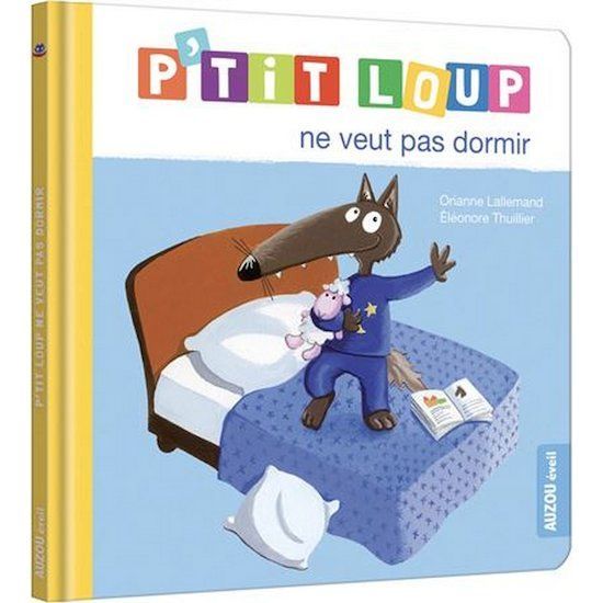 P'tit loup ne veut pas dormir (Auzou) - Couverture