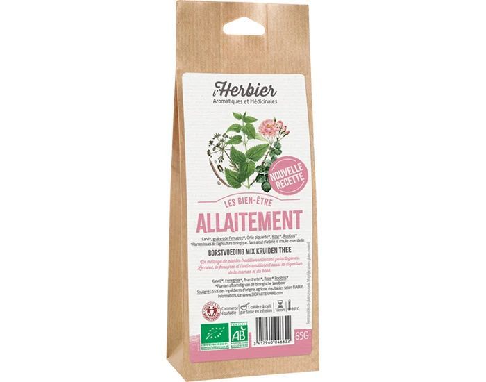 Tisane d'Allaitement - 65 g - NOUVELLE RECETTE (L'Herbier De France) - Image 1