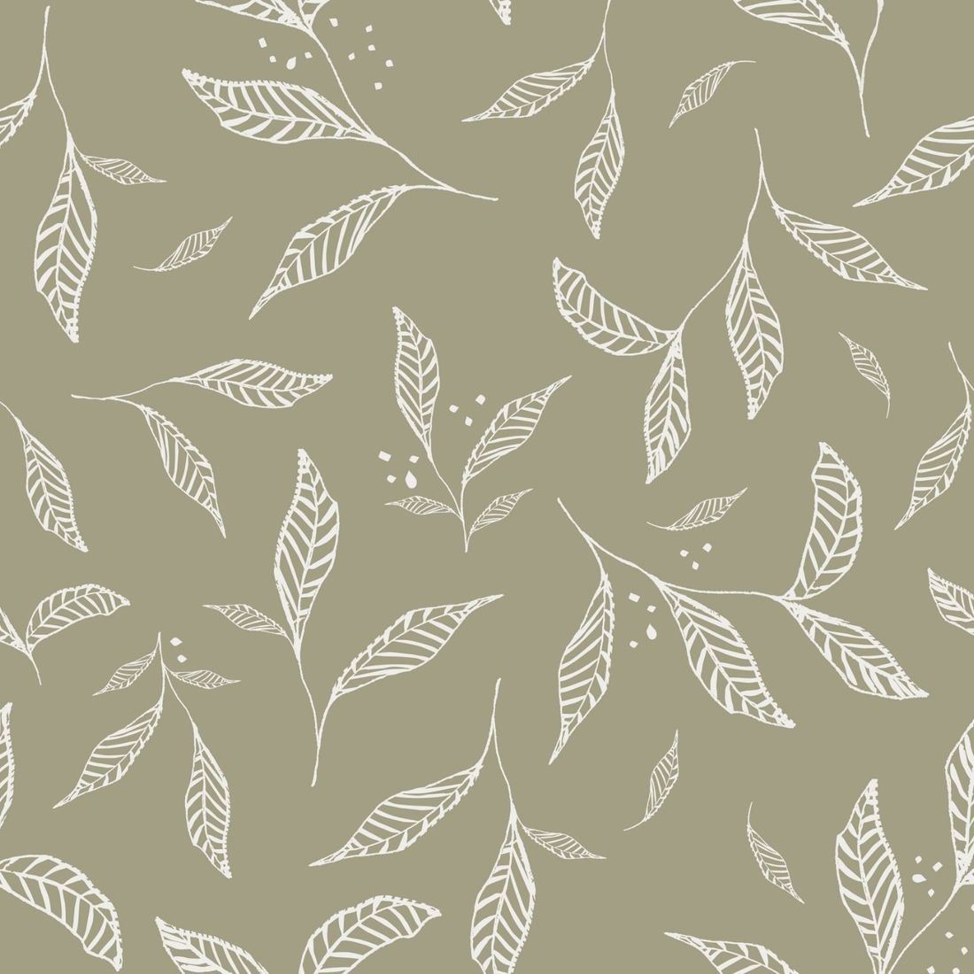 Lot de 2 langes Leaves (70 x 70 cm) (Zakuw) - Image 1
