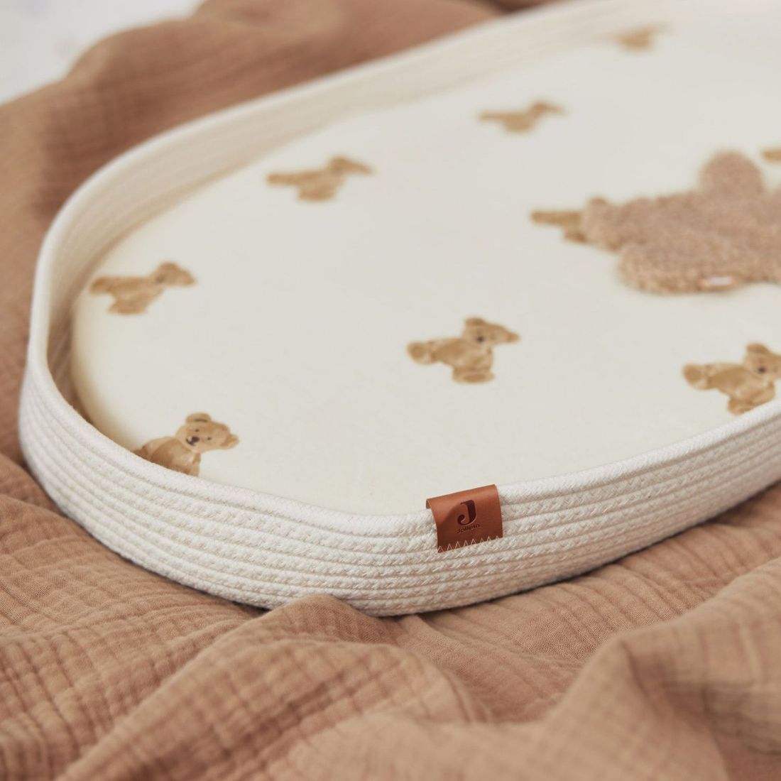 Drap housse de berceau ours Teddy Bear (40 x 80 cm) (Jollein) - Image 4