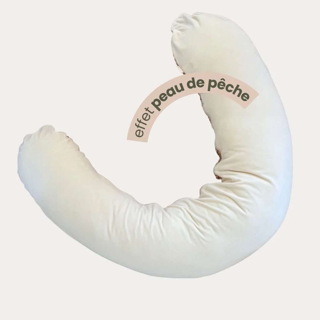 Coussin d'Allaitement Arc en Pêche (Mezamé Paris) - Image 7