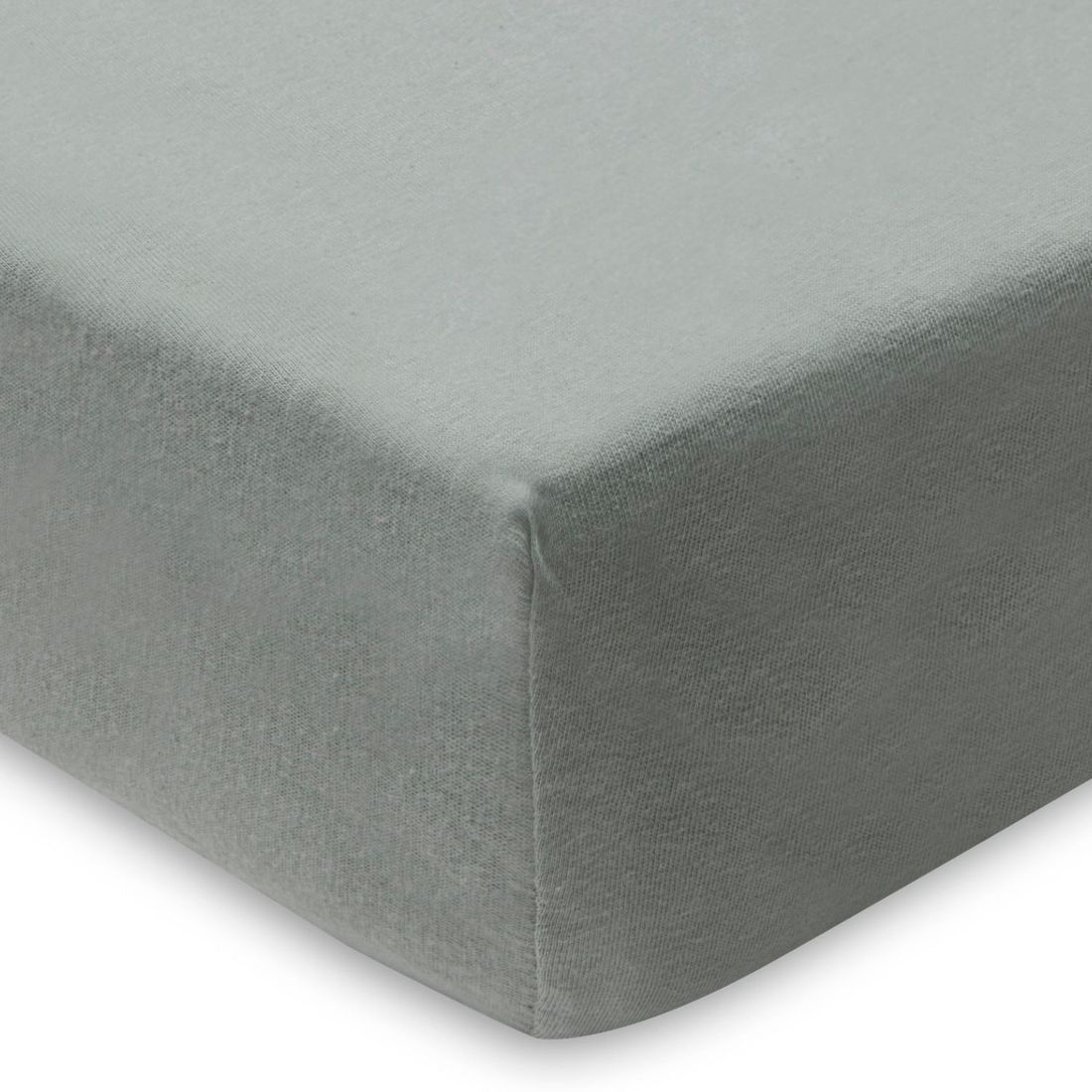 Drap housse en jersey Ash Green (70 x 140 cm) (Jollein) - Image 1