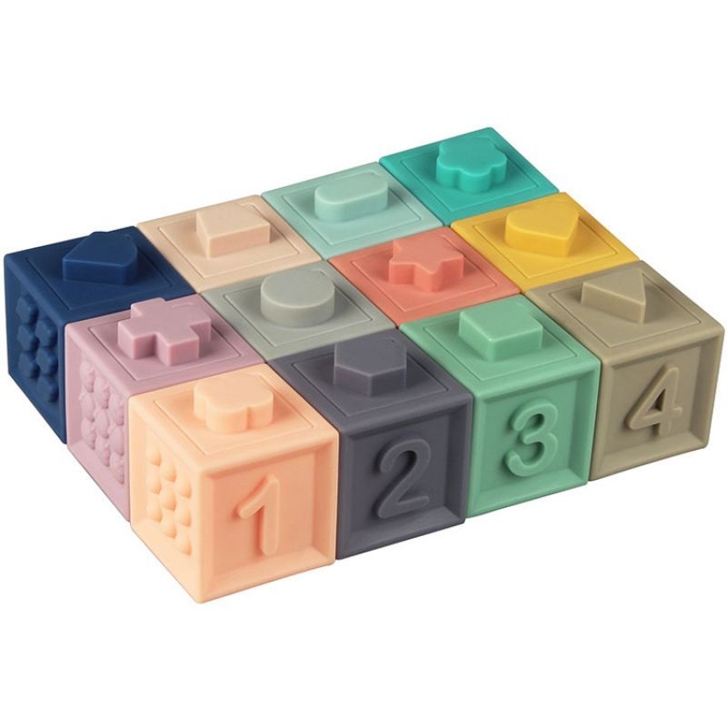 Mes premiers cubes éducatifs (12 pièces) (BABY TO LOVE) - Image 1