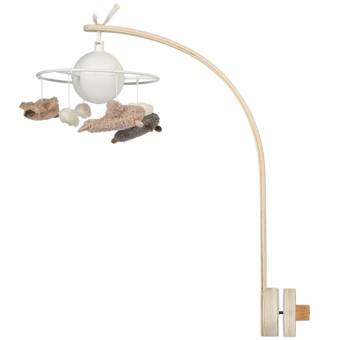 Mobile pour bébé en bois Liva Oie blanc (FLOW) - Image 8