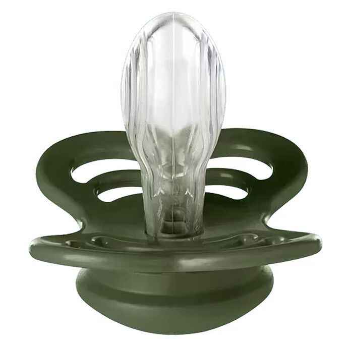 Lot de 2 Sucettes Symétriques Suprême Sage & Hunter Green - 0/6 Mois (Bibs) - Image 1