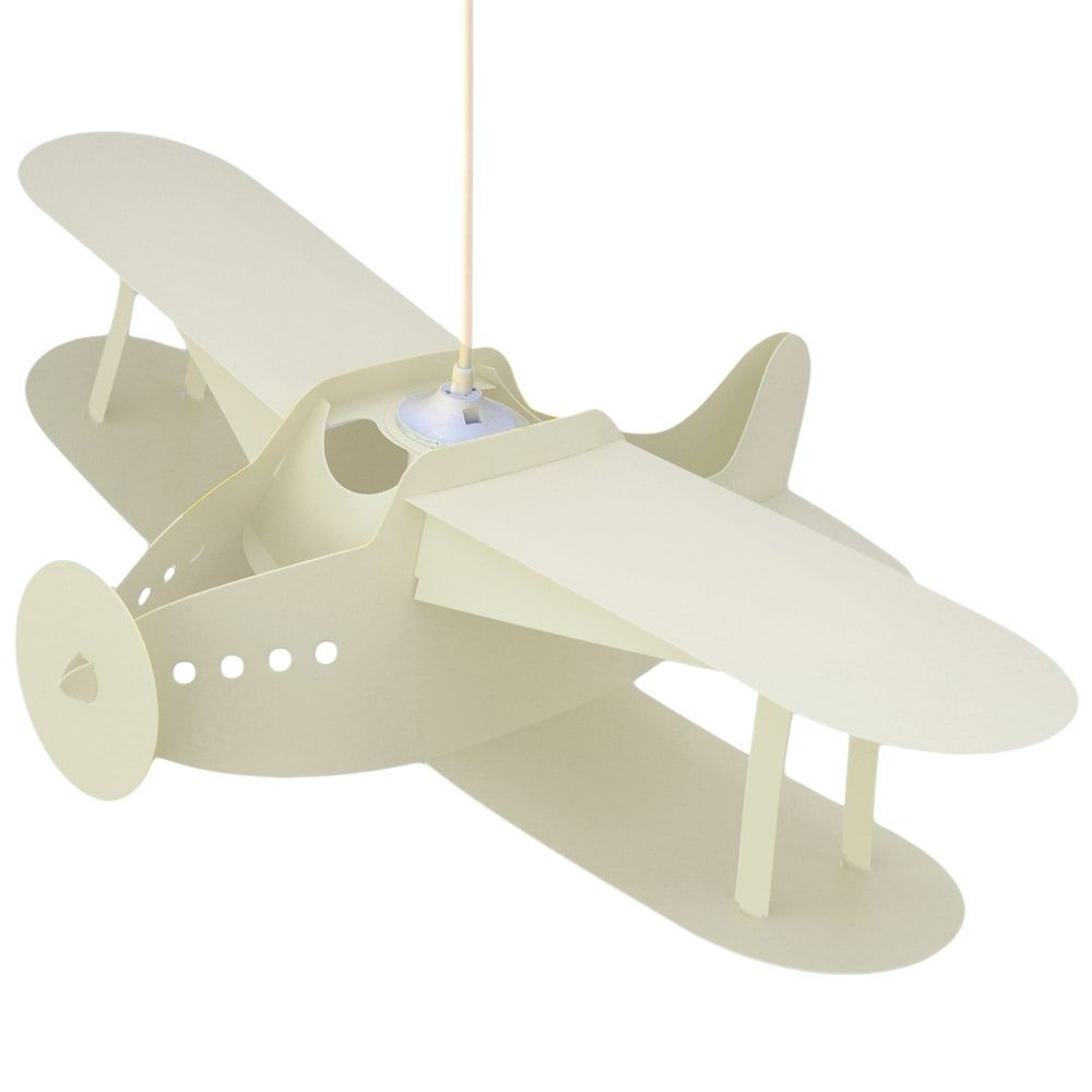 Suspension enfants Avion Blanc 50cm (R&M Coudert) - Couverture