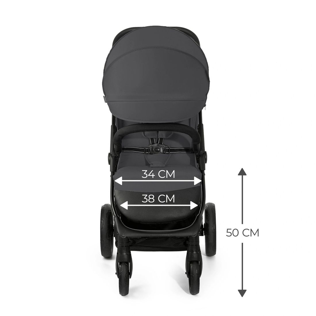 Poussette TRIG 3 gris (Kinderkraft) - Image 11