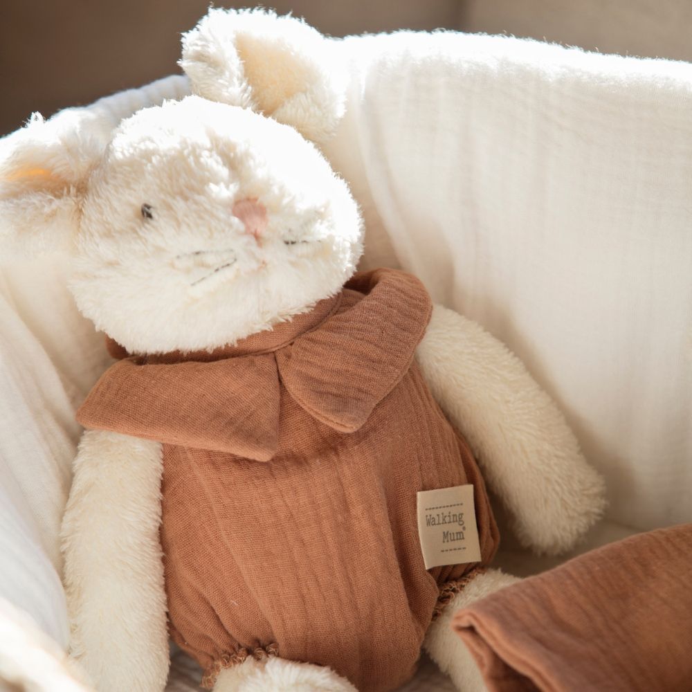 Peluche souris Poppy Cannelle (25 cm) (Walking Mum) - Image 2