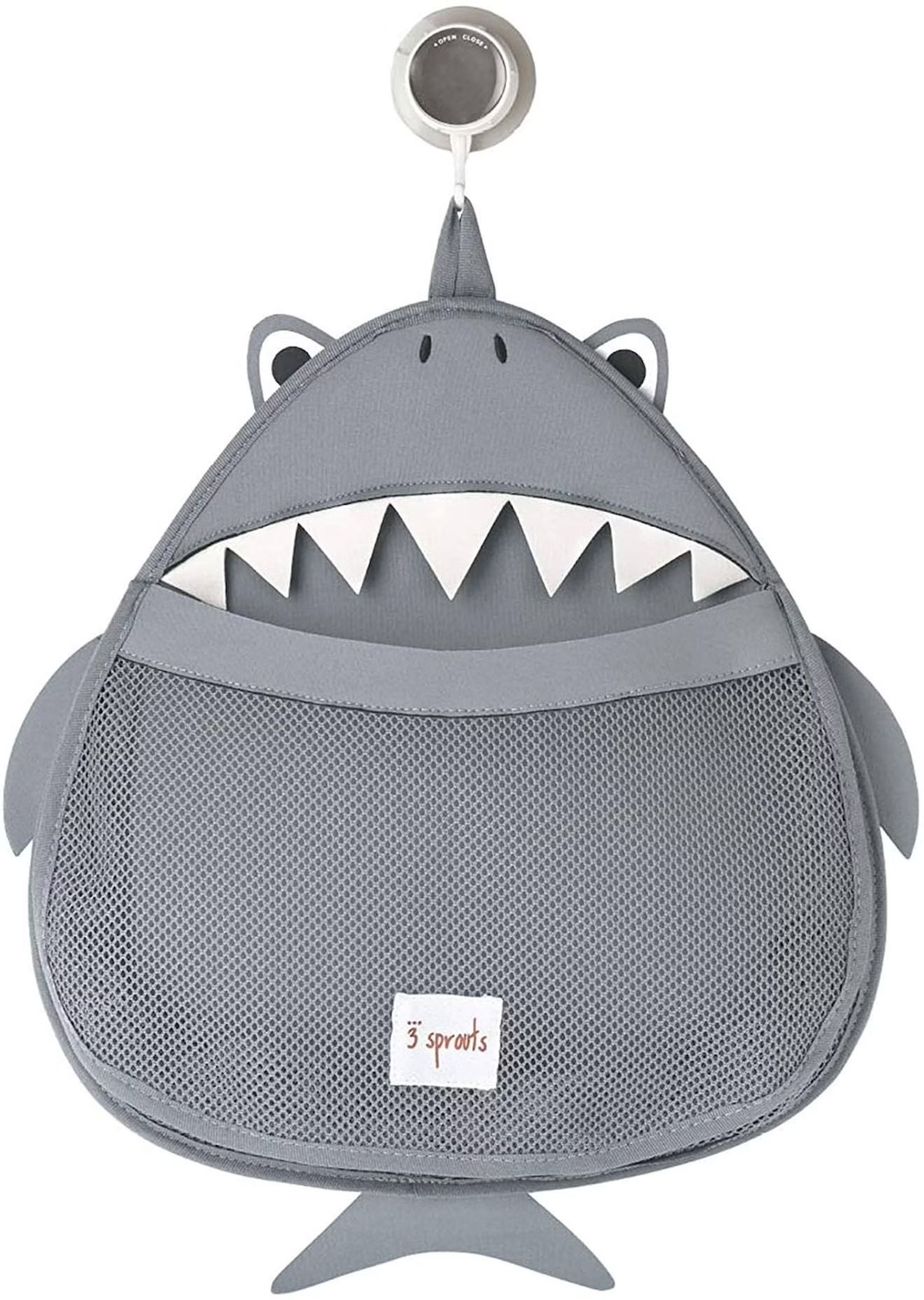 Filet De Rangement Pour Le Bain Requin Gris (3 sprouts) - Image 1