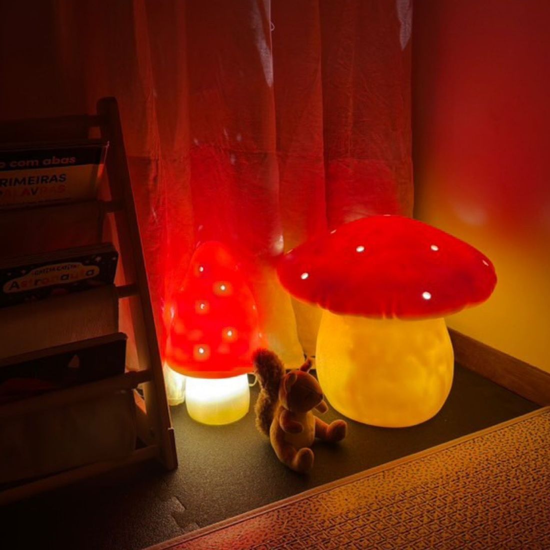 Petite lampe veilleuse champignon Rouge (Egmont Toys) - Image 5