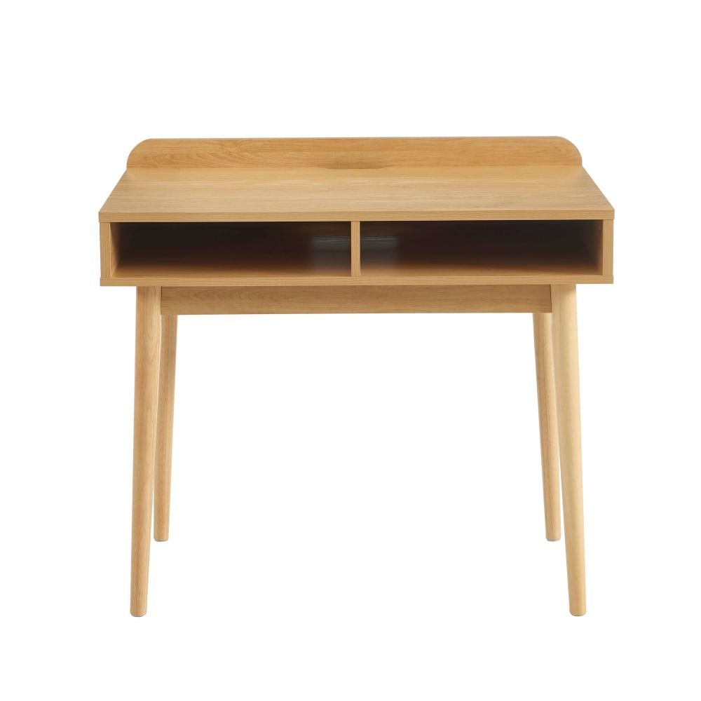 Bureau enfant effet chêne 90cm (Baita) - Image 1
