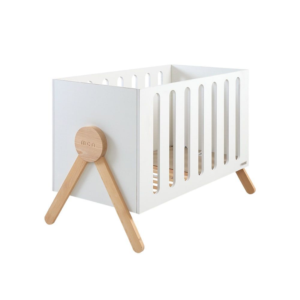 Lit bébé blanc 60 x 120 cm (Micuna) - Image 3